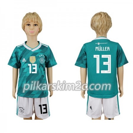 Koszulka Niemcy Müller 13 Dziecięca Precz Mistrzostwa Świata 2018 - Koszulki Piłkarskie